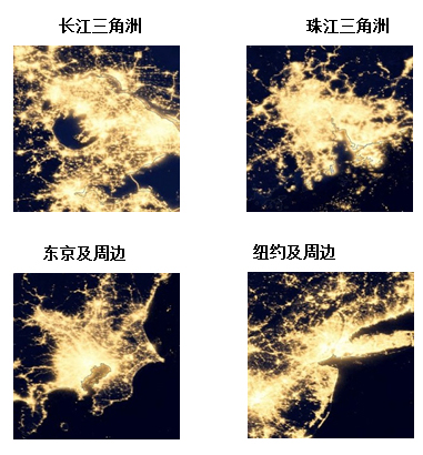 图9:城市夜晚灯光亮度