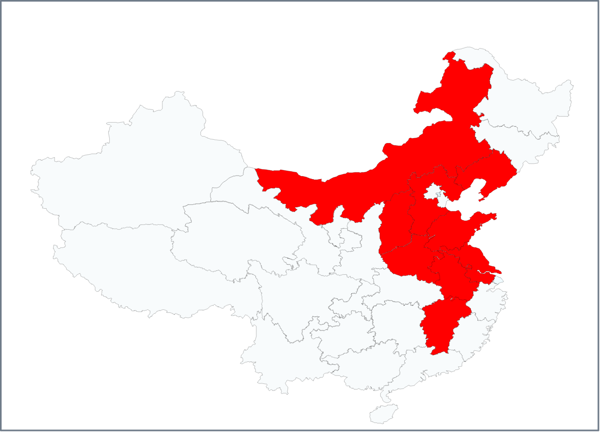 图27:产能过剩行业地理分布